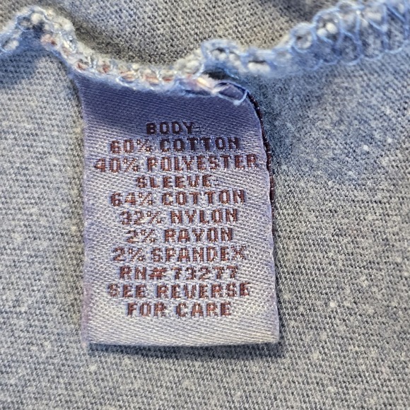 Mudd Lace Raglan Sleeve Top Womens M Purple Boho Acid Wash Burnout 90s Y2K - Picture 13 of 14